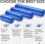 Blue 36-Inch PE Roller for Home Fitness