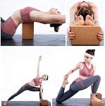 Natural Cork Yoga Blocks - 2 Pack Set