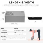 Overmont EVA Foam Yoga Block Set - 2 Pieces