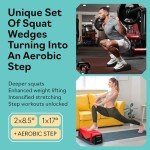Versatile Squat Wedge Set and Aerobic Step