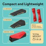 Versatile Squat Wedge Set and Aerobic Step