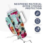 Neoprene Water Bottle Carrier for Stanley 40 Oz
