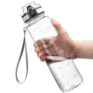 Motivational 32oz Water Bottle with Time Markers