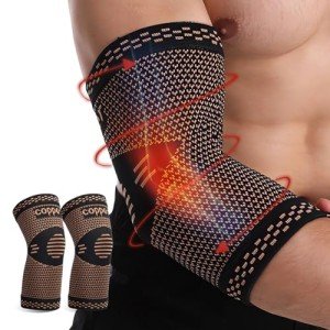 Copper Elbow Brace Compression Sleeve for Tendonitis