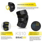 Bracoo Adjustable Knee Brace with Stabilizer Ring