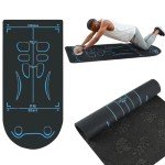 Non-Slip Exercise Mat for Ab Roller and Yoga