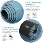 Thick Non-Slip Yoga Mat with Alignment Marks