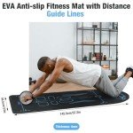 Non-Slip Exercise Mat for Ab Roller and Yoga