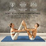 Thick Non-Slip Yoga Mat with Alignment Marks