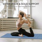 Thick Non-Slip Yoga Mat with Alignment Marks