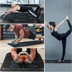 Non-Slip Exercise Mat for Ab Roller and Yoga