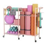 SINGAYE Dumbbell Rack and Yoga Mat Organizer