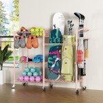 SINGAYE Dumbbell Rack and Yoga Mat Organizer