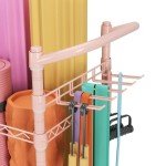 SINGAYE Dumbbell Rack and Yoga Mat Organizer