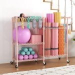 SINGAYE Dumbbell Rack and Yoga Mat Organizer