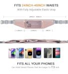 Slim Reflective Running Belt for Outdoor Activities