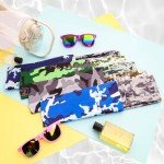 9-Pack Wide Stretchy Sports Headbands for Workouts