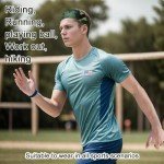 9-Pack Wide Stretchy Sports Headbands for Workouts