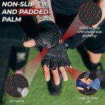BEAST RAGE Anti-Slip Half Finger Gym Gloves