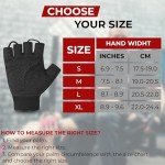 BEAST RAGE Anti-Slip Half Finger Gym Gloves