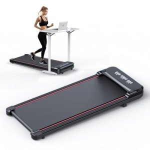 Portable 2-in-1 Under Desk Walking Pad Treadmill