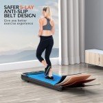 Portable 2-in-1 Under Desk Walking Pad Treadmill