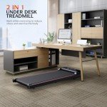 Portable 2-in-1 Under Desk Walking Pad Treadmill
