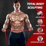 LEEKY Colorful Resistance Band Set for Workouts