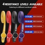 LEEKY Colorful Resistance Band Set for Workouts