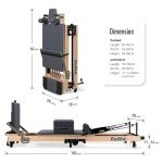 Foldable Pilates Reformer for Home Workouts