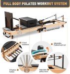 Foldable Pilates Reformer for Home Workouts