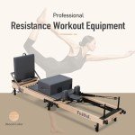 Foldable Pilates Reformer for Home Workouts