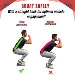 Adjustable Non-Slip Squat Wedge Block for Stability