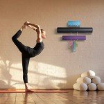 Wallniture Guru Foam Roller and Yoga Mat Rack