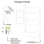Wallniture Guru Foam Roller and Yoga Mat Rack