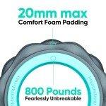 FitBeast 6" Back Stretcher and Foam Roller