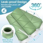 Collapsible 690ML Silicone Water Bottle - BPA Free
