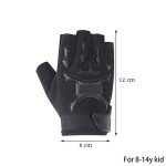 Children's Fingerless Gloves for Cycling and Sports