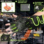 MOREOK Padded Fingerless Weight Lifting Gloves