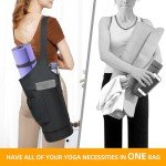 ALUSBELL Waterproof Yoga Mat Bag with Adjustable Strap