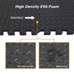 EVA Interlocking Exercise Floor Mats - 6 Tiles