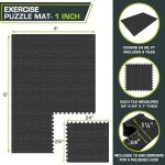 ProsourceFit Interlocking EVA Foam Gym Mat