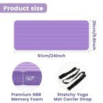 Thick Yoga Knee Cushion with Carry Strap