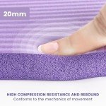 Thick Yoga Knee Cushion with Carry Strap