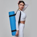 Adjustable Cotton Yoga Mat Strap - 2 Pack