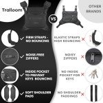 Lightweight Reflective Running Chest Pack and Bag