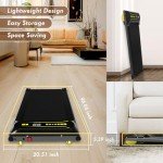 Compact Under Desk Treadmill with LED Display