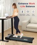 Compact Under Desk Walking Pad Treadmill