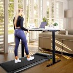 Compact Under Desk Treadmill with LED Display