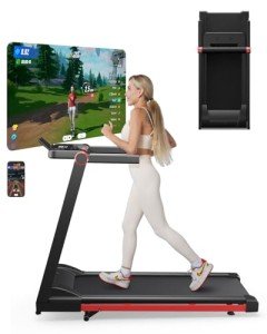 DeerRun Folding Incline Treadmill for Home Fitness